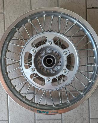 Ruota posteriore completa 18" Yamaha WRF originale