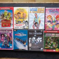 DVD LOTTO DI 8 Pezzi [G1]