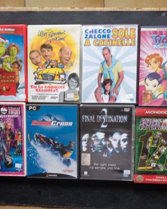 DVD LOTTO DI 8 Pezzi [G1]