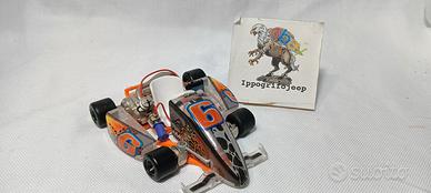 Modellino JM Racing Go Kart in metallo vintage