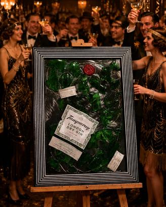 QUADRO VINTAGE BOTTIGLIA GIN