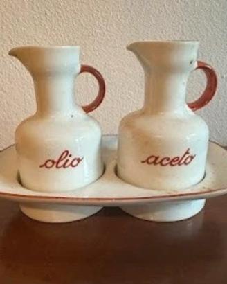 Set oliera acetiera vintage Richard Ginori Italy