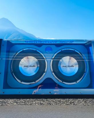 Subwoofer Mac Audio Ice Cube 225 Doppio Woofer