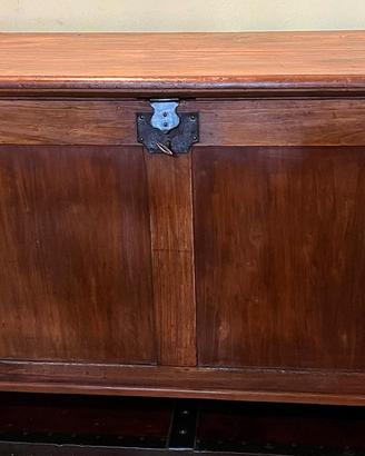 Cassapanca in legno di faggio 