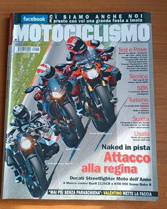 ducati streetfighter rivista motociclismo 2009 ktm