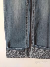 Jeans denim mom fit blu medio CafèNoir