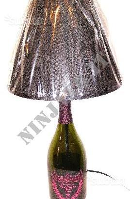 Lampada Bottiglia vuota Dom Perignon Rosè Luminous