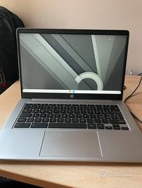 HP Chromebook 14” - 4GB RAM, 64GB + mouse e custod