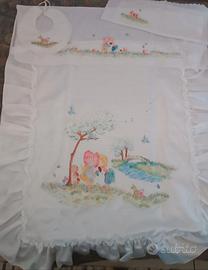 lenzuolo per navicella neonato in seta