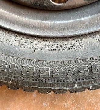 4 Cerchi in acciaio 195/65 R 15 per TOURAN/PASSAT