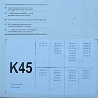 Catene ragno Konig K-summit K45 Nuove Mai Usate