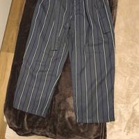 Pantaloni Pull&Bear - Gessati Blu