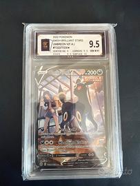 Pokemon Umbreon V Astri Lucenti Eng gradato 9.5
