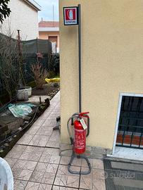 piantane porta estintore cartello segnaletico