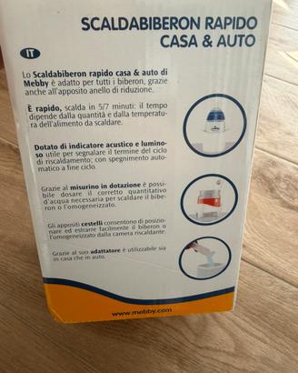 Scaldabiberon rapido casa & auto