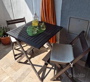 Set tavolo da esterno con sedie 