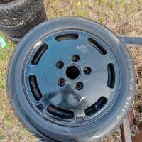 4 Cerchi Porsche 928 7J R 16 con gomme neve Maxxis
