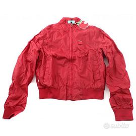 Giubbino estivo rosso maniche lunghe Vespa con log
