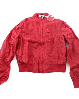 Giubbino estivo rosso maniche lunghe Vespa con log