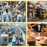 Adetta al magazzino, produzione o aiuto cuoca