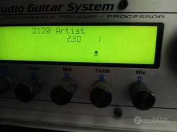 Digitech 2112 - 2120 artist+pedalboard