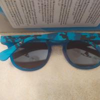 Occhiali da sole blu militare 