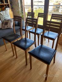 Set 6 sedie eleganti