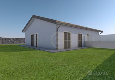 Ville accorpate in costruzione con ampio giardino
