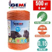 Filo Per Recinto Elettrico 500 MT 6 Mm²