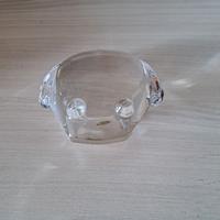 Fermacarte rana Val Saint Lambert nuovo con scatol