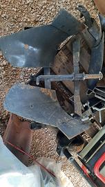 Aratro voltaorecchio 180° per motocoltivatore