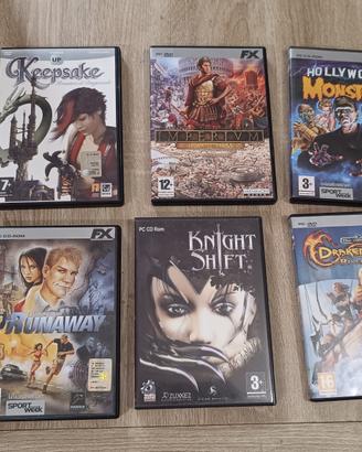 Lotto 7 Videogiochi PC vintage - Imperivm, Runaway