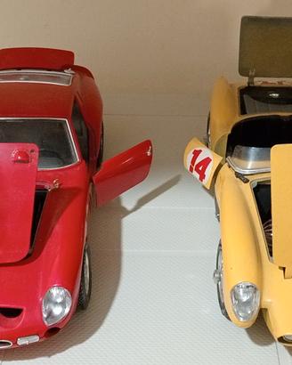 modellini 1/18 FERRARI 250 456 F40 GTB4 GTO  