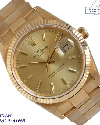 Rolex Oyster Perpetual Date 15238 champagne 2000