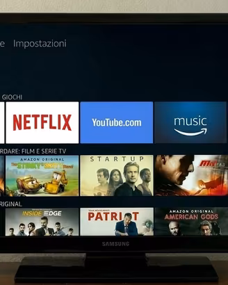 TV Plasma Samsung 43" + Amazon Fire TV Stick