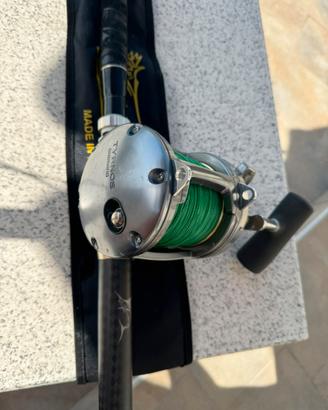 Shimano tyronos 50 lbs e canna shimano tiagra