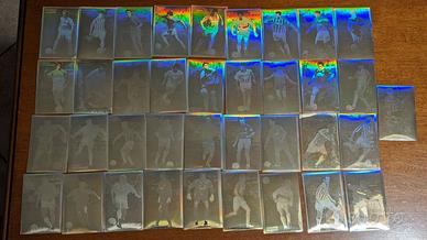 Lotto 37 figurine calcio Serie A Hologoal 91 92