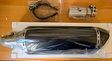 Silenziatore NUOVO  Universale  Carbon Look 470-51