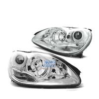 FARI MERCEDES CLASSE S W220 02-05 LENTE CROMATA