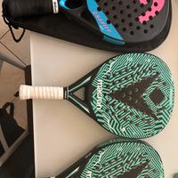 Racchette padel Head e Macron