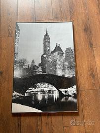 Poster Central Park con cornice
