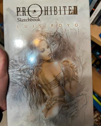 Probibited sketchbook Luis Royo 1-2-3