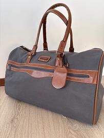 Borsa Roncato da viaggio pelle e stoffa