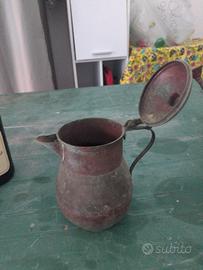 caraffa vintage in rame 