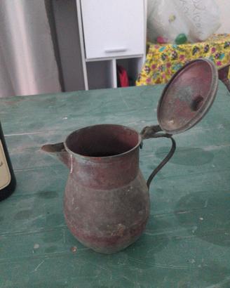 caraffa vintage in rame 