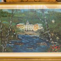 Quadro Teresio Pastorino San Fruttuoso