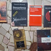 6 libri, 5 Italiani e 1 Spagnolo