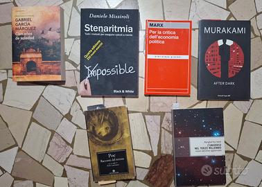 6 libri, 5 Italiani e 1 Spagnolo