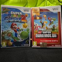 New Super Mario Bros Wii e Super Mario Galaxy 2