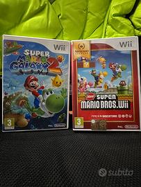 New Super Mario Bros Wii e Super Mario Galaxy 2